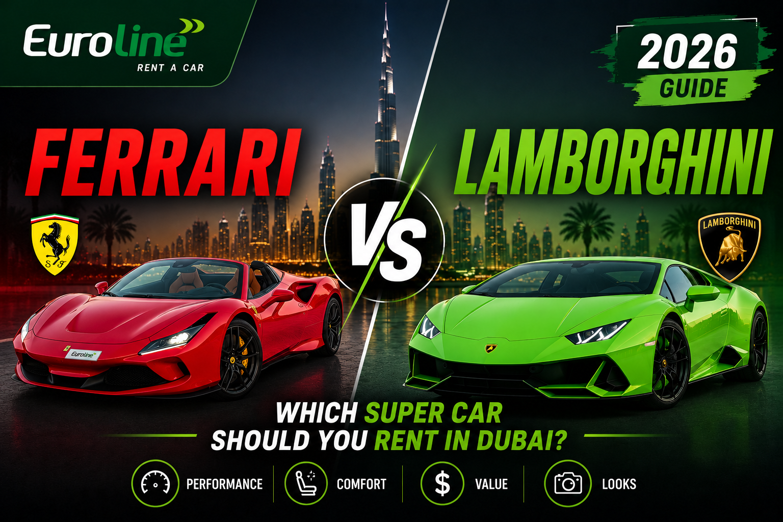 Ferrari vs Lamborghini In Dubai: Which Super Car Should You Rent In 2026?