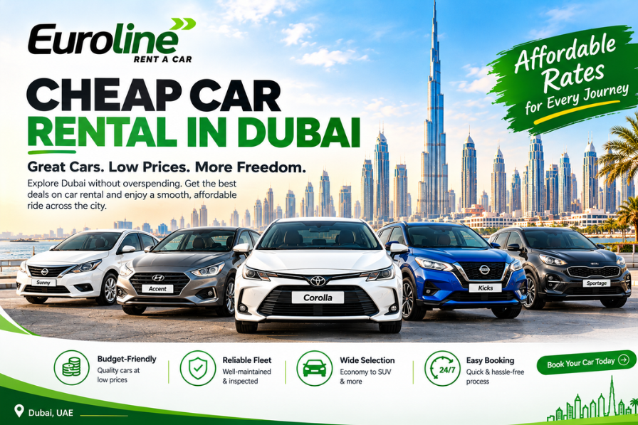 Cheap Car Rental in Dubai: Low Prices, Clean Cars, Free Delivery