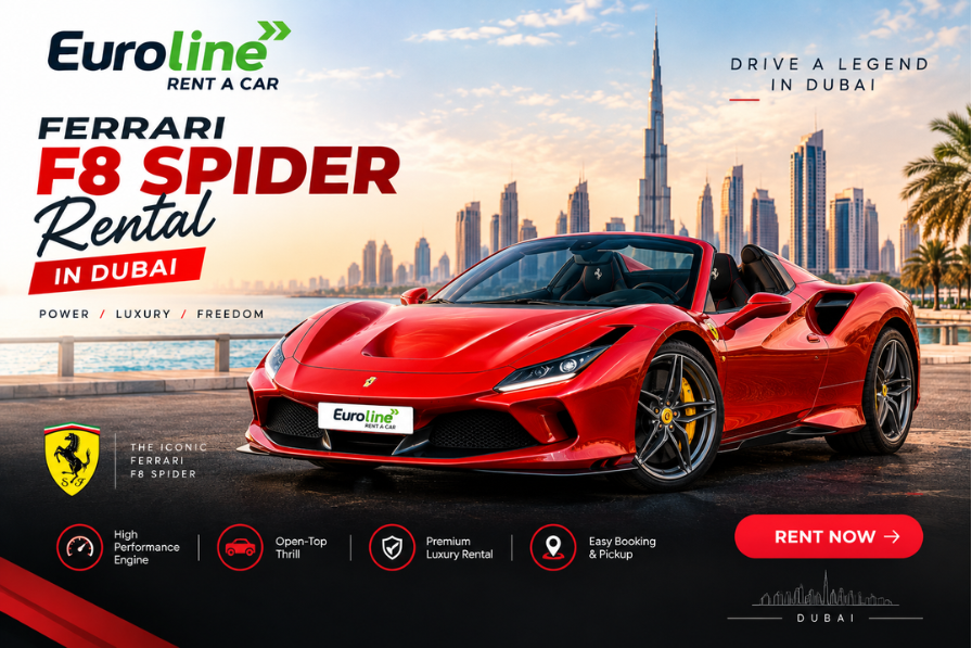 Ferrari F8 Spider Rental Dubai: Price, Specs and How to Book