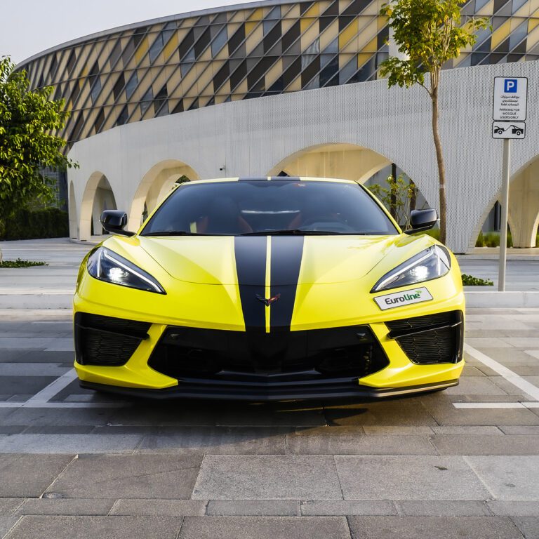 Chevrolet Corvette C8 in Dubai with Euroline Rental