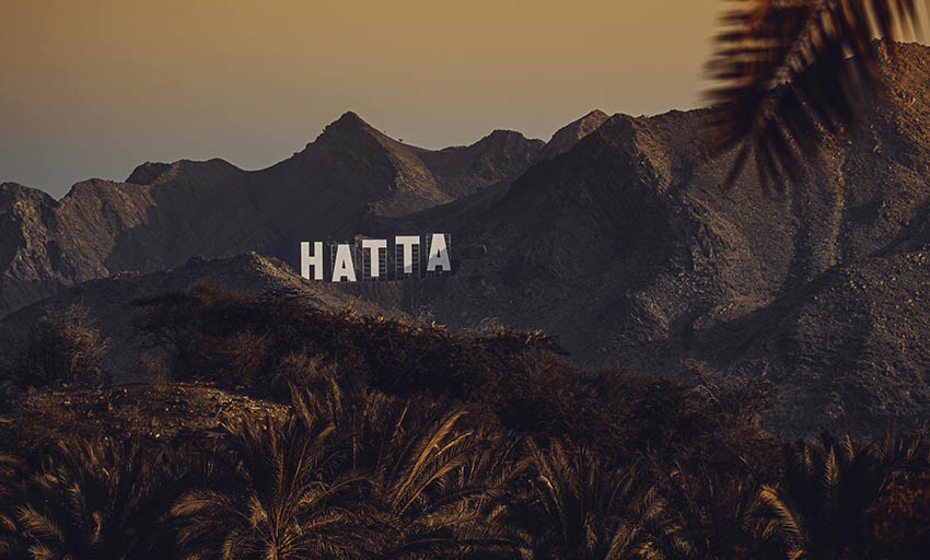 The Hatta Mountain in Dubai